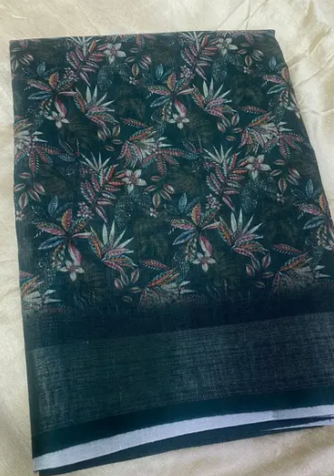 Cotton Digital Print Saree