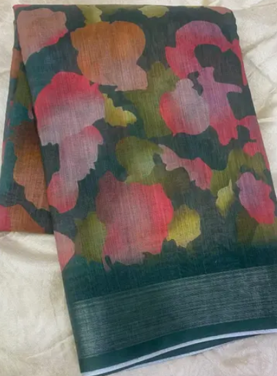 Cotton Digital Print Saree