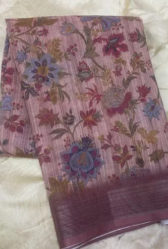Cotton Digital Print Saree