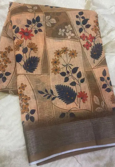 Cotton Digital Print Saree