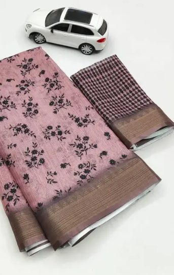 Cotton Fashion Printed Saree