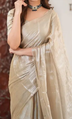 Raga Tissue Mulmul Saree
