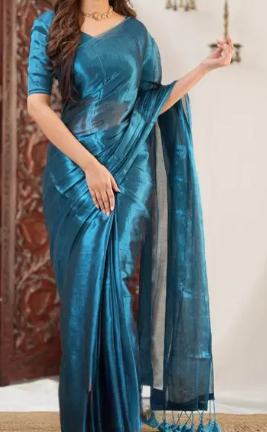 Raga Tissue Mulmul Saree