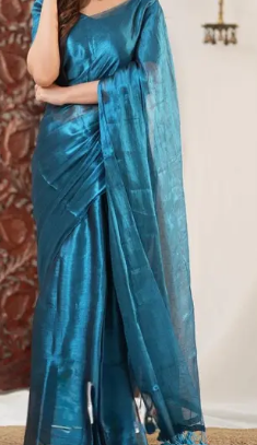 Raga Tissue Mulmul Saree