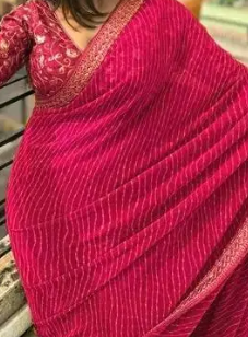 Fancy Designer Lehriya Saree