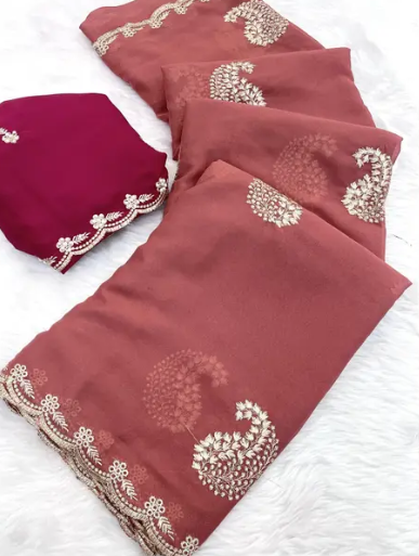 Women’s Simmer Georgette Saree