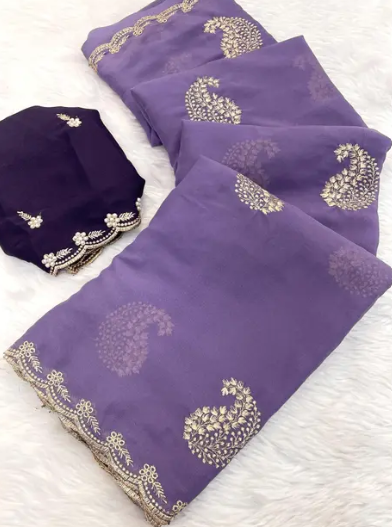 Women’s Simmer Georgette Saree