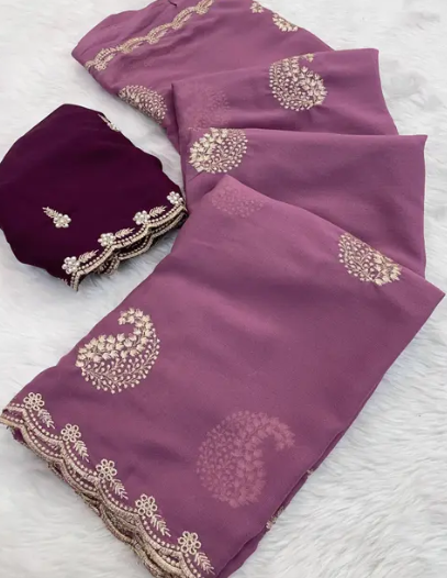 Women’s Simmer Georgette Saree