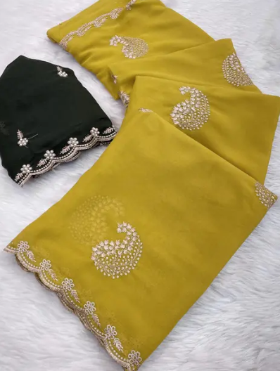 Women’s Simmer Georgette Saree