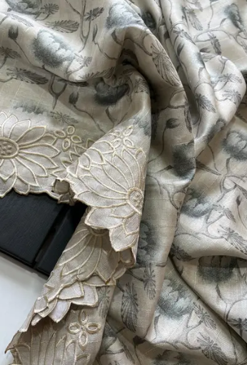 Pure Tussar Silk Saree